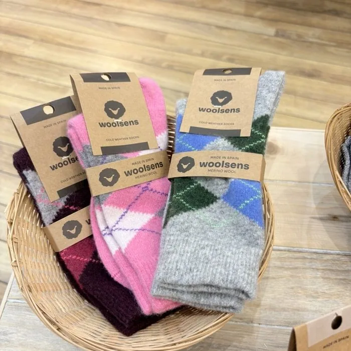 Socks Woolsens, chaussettes en laine.